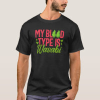 Wasabi Blood Type Sushi Condiment Japanese Food