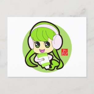 Wasabi Girl Postcard