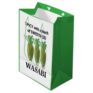 Wasabi Spicy With A Touch Of Sweetness Wasabi Medium Gift Bag