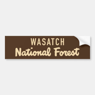 Wasatch National Forest Bumper Sticker
