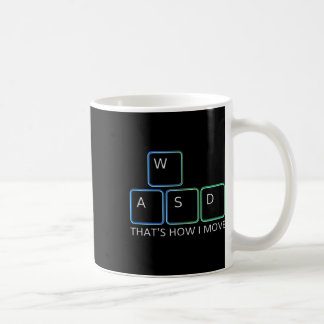 Wasd Gaming Design - Iconic Pc Graphics Keyboard G Coffee Mug
