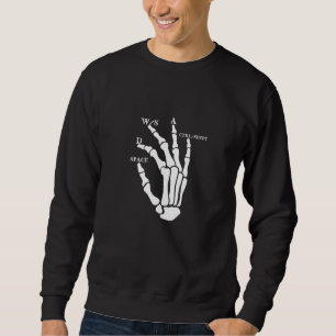 WASD PC Gamer Hand Gamer Video Gaming Boys Men Vin Sweatshirt