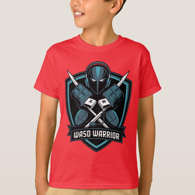 WASD PC Gamer Tshirts for Video Game Enthusiasts (Front)