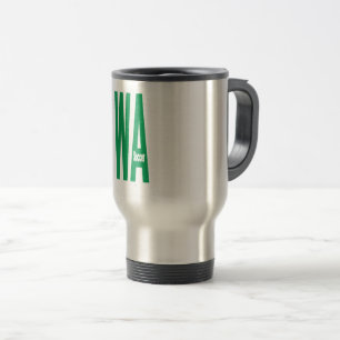 WASGINGTON SOCCER steel travel cup