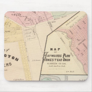 Wash Corners, Haywards Park, Niles, Pleasanton Mouse Pad