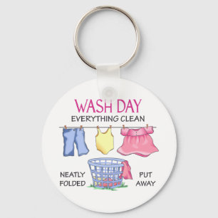 Wash Day Key Ring