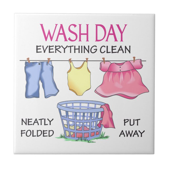 Wash Day Tile (Front)