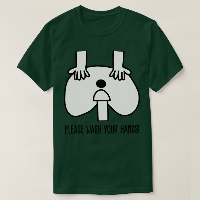 WASH HANDS T-Shirt (Design Front)