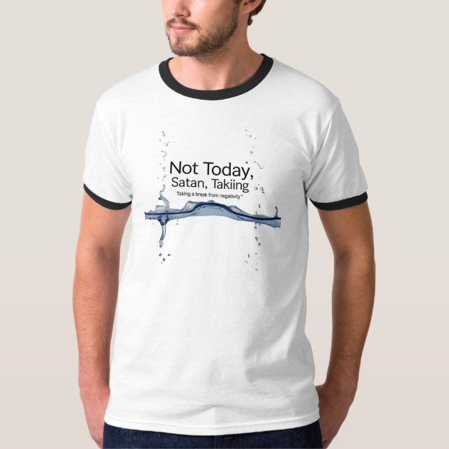 Wash Off Negativity | Minimal Calm Tee (Front)