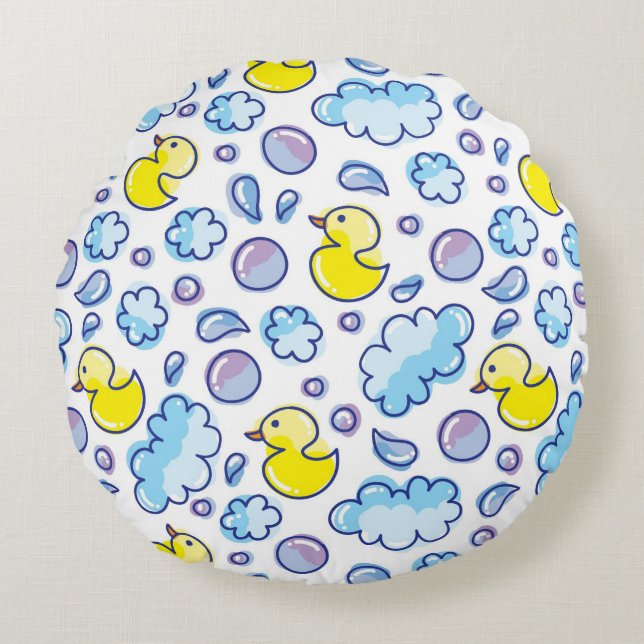 wash pattern round cushion (Front)