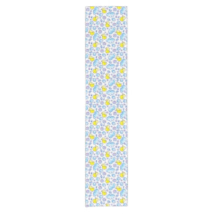 wash pattern short table runner