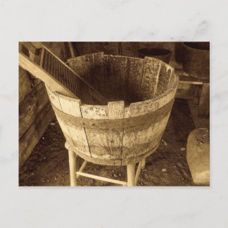Wash Tub Postcard
