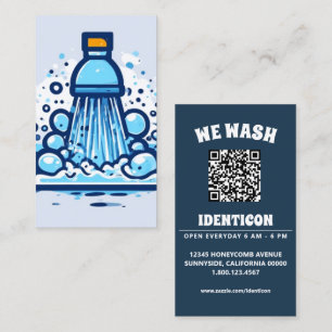WASH with QR code Business Card