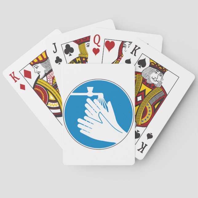Wash Your Hands (Health and Safety) (Hygiene) Playing Cards (Back)