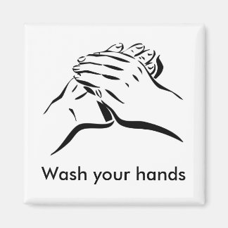 Wash your hands magnet
