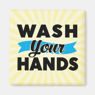 Wash Your Hands Magnet
