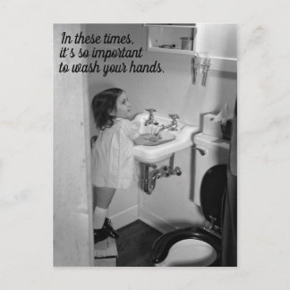 Wash Your Hands Postcard