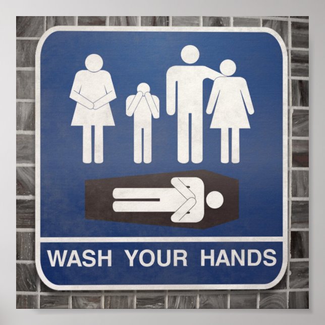 Wash Your Hands Poster (Front)