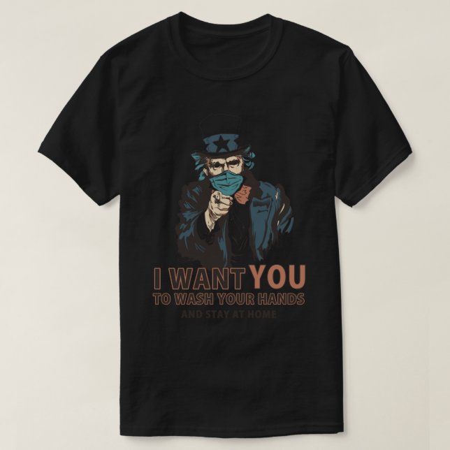 Wash Your Hands  T-Shirt (Design Front)