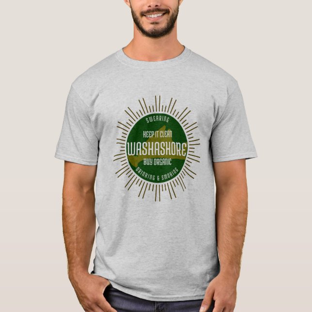 Washashore - Keep it Clean Tee (Front)