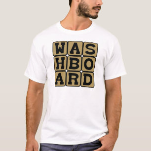 Washboard, Washing Tool or Abs T-Shirt