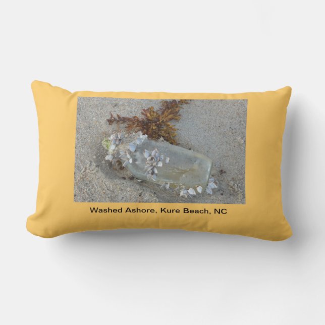 Washed Ashore - Kure Beach Lumbar Cushion (Front)