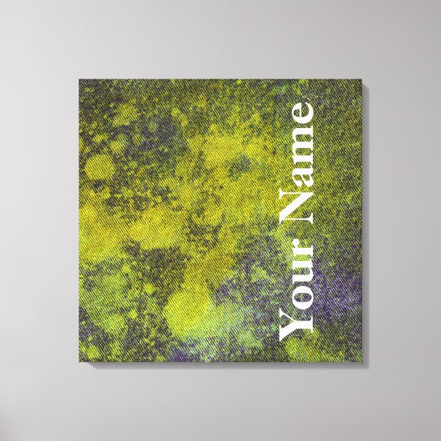 Washed Denim Design #11 at Emporio Moffa Canvas Print (Front)