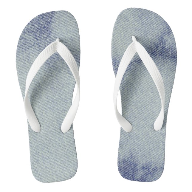 Washed Denim Design #1 @ Emporio Moffa Jandals (Footbed)