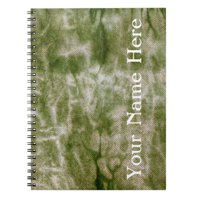 Washed Denim Design #3 @ Emporio Moffa Spiral Notebook (Front)