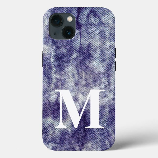 Washed Denim Design #6 @ Emporio Moffa Case-Mate iPhone Case (Back)