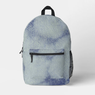 Washed Denim Design No. 1 @ Emporio Moffa Printed Backpack