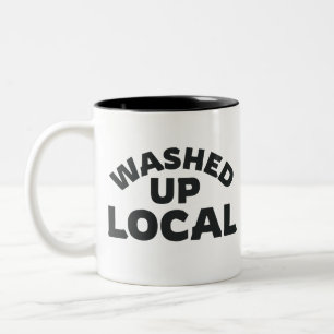 Washed Up Local Bold Typography Classic Mug