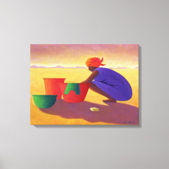 Washer Woman 1999 Canvas Print (Front)