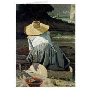 Washerwoman by the River, 1860