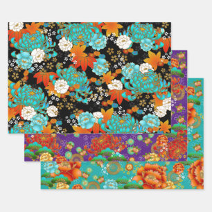 Washi Style pattern paper sheets