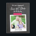 Washi Taped Save the Date Postcard<br><div class="desc">�2birdstone 2013 | Photography � Shanna Russell Photography 2013</div>