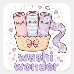 Washi Wonder Kawaii Tape Rolls Sticker
