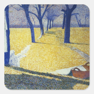 Washing in the Sun, 1905 Square Sticker