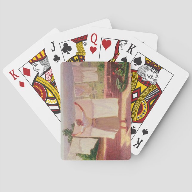 Washing in the Sun Playing Cards (Back)