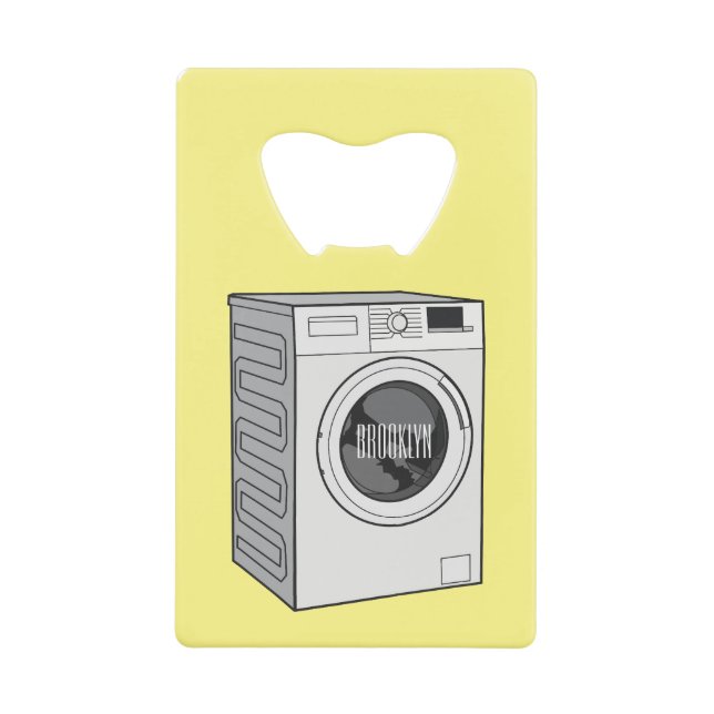 Washing machine cartoon illustration  (Front)