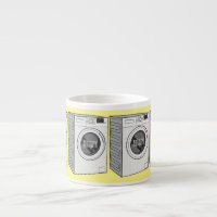 Washing machine cartoon illustration