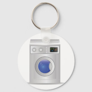 washing machine icon key ring