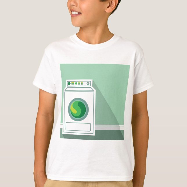 Washing Machine Laundry Room T-Shirt (Front)