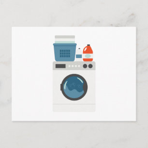 Washing Machine Postcard