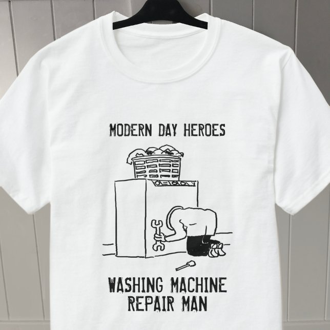 Washing Machine Repair Man T-Shirt (Creator Uploaded)