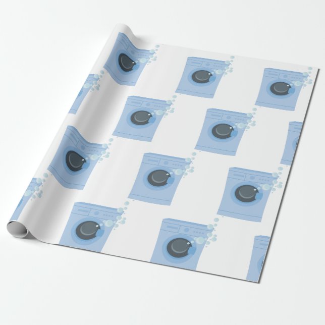 Washing Machine Wrapping Paper (Unrolled)