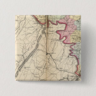 Washington 15 Cm Square Badge