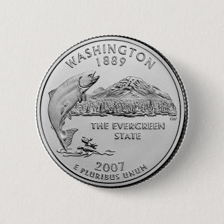 Washington 6 Cm Round Badge
