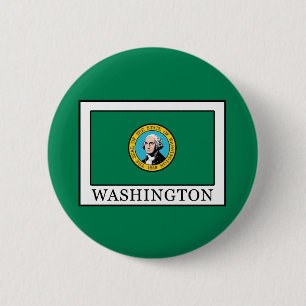 Washington 6 Cm Round Badge