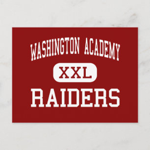 Washington Academy - Raiders - High - East Machias Postcard